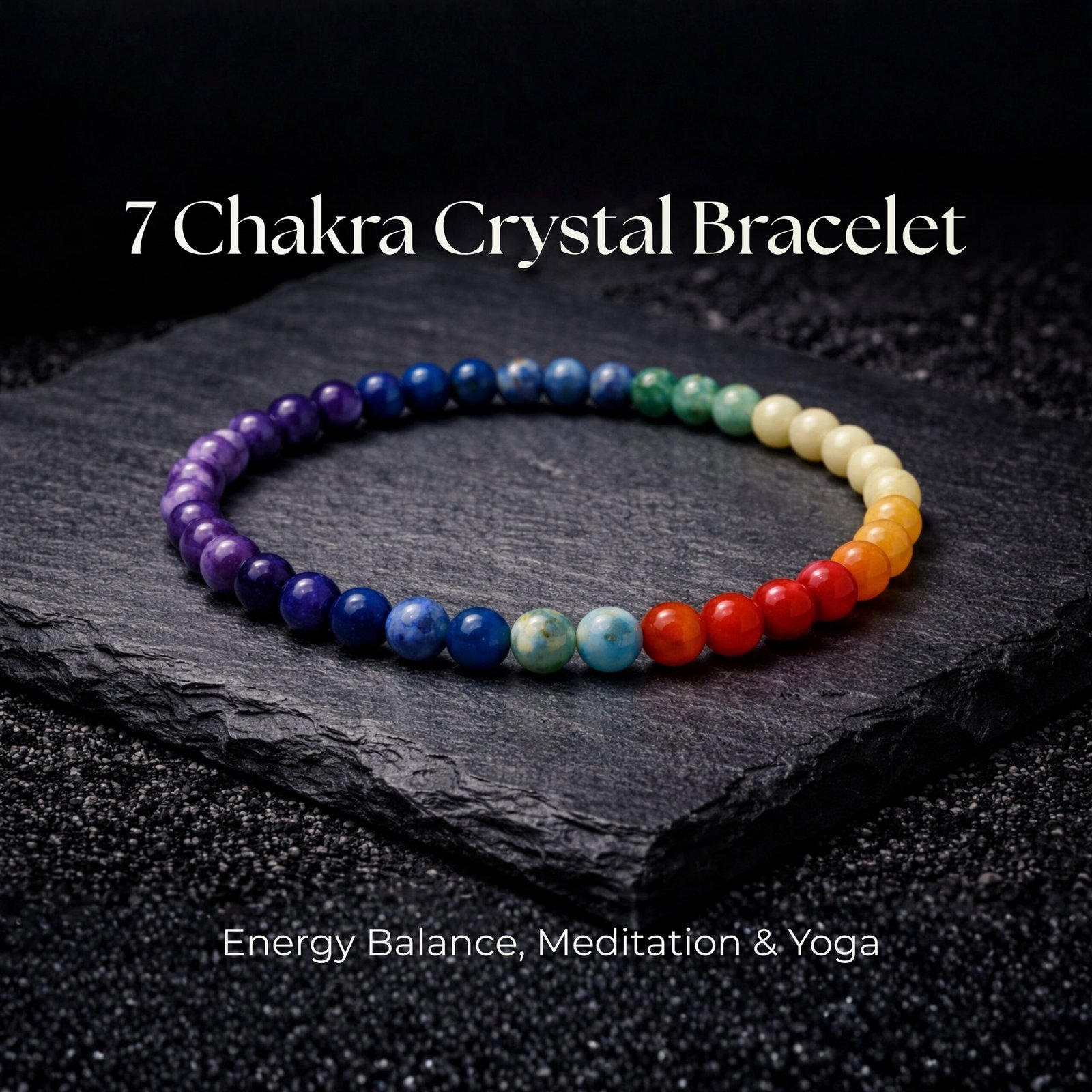 7 Chakra Crystal Bracelet - Image 3