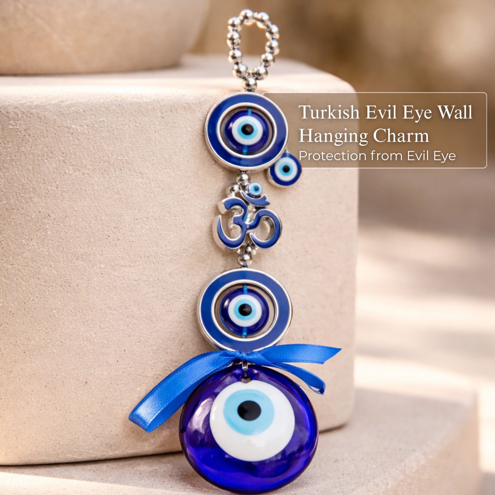 Turkish Evil Eye Wall Hanging Charm - Image 4