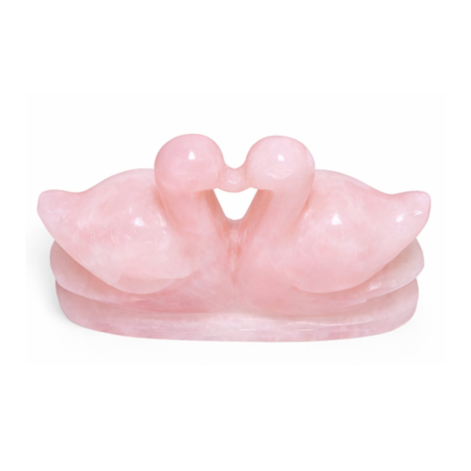 Eternal Love Swans (Rose Quartz) - Image 2