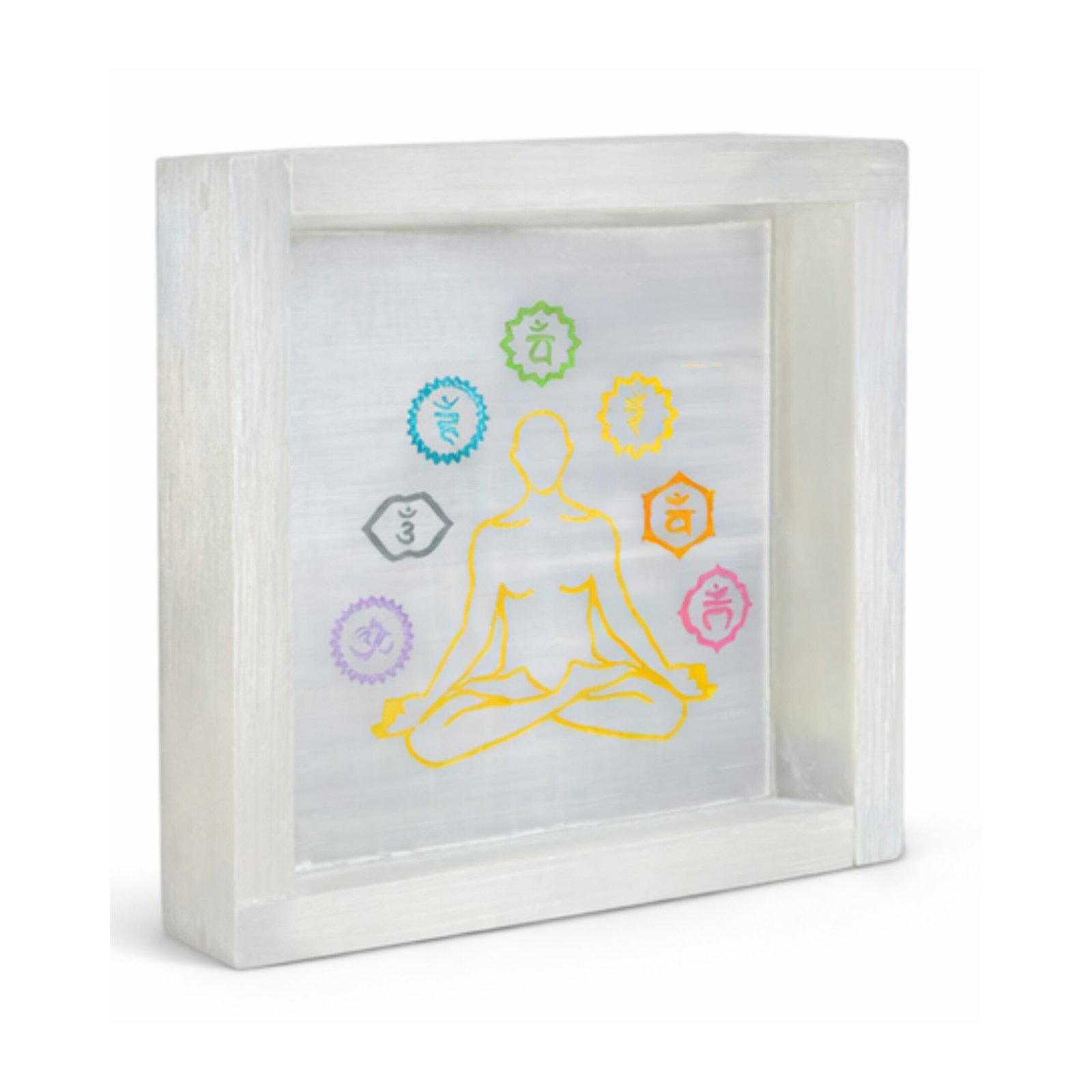 Selenite Tray with 7 Chakra Engraving - Image 4